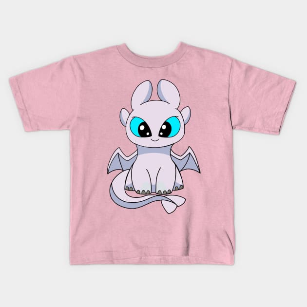 Light fury, How to train your dragon, night light fury, cartoon character Kids T-Shirt by PrimeStore